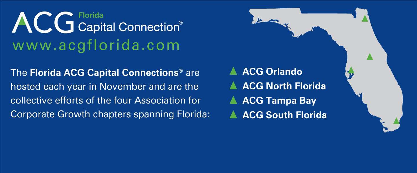 ACG Florida Capital Connection Association for Corporate Growth